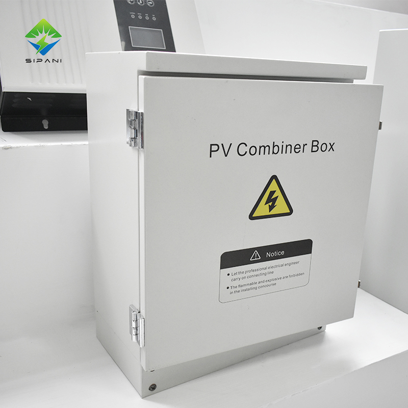 Sistema solar fotovoltaico Energía solar al aire libre PV DC 1000V 1 cuerdas IP65 Caja combinadora impermeable para sistema de almacenamiento de energía