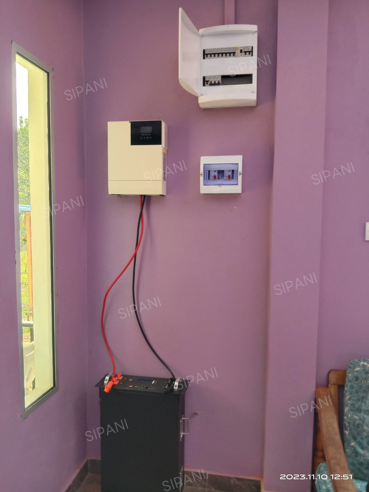 bater&iacute;a de montaje en bastidor