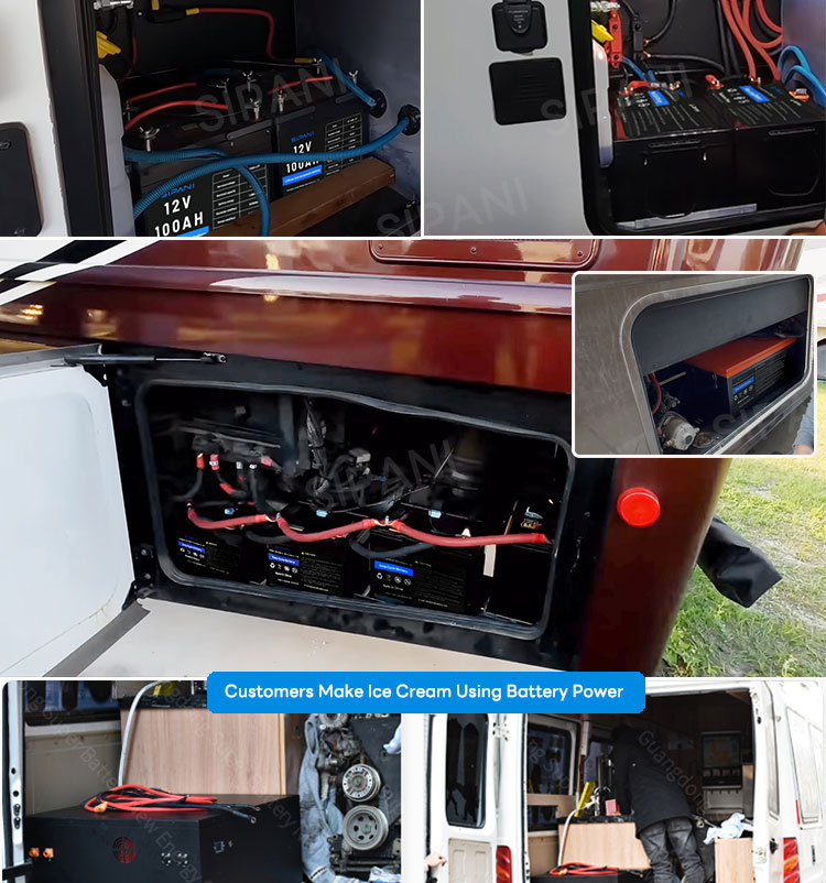 bater&iacute;a de iones de litio para veh&iacute;culos recreativos de 48v