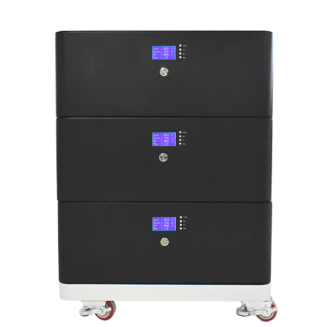 Batería de iones de litio Modular apilable de 48v Lifepo4 200ah 600ah 20kwh 30kwh 40kwh 50kwh para sistema de energía Solar doméstico