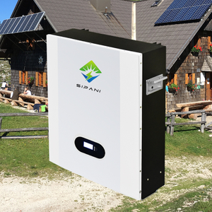 SIPANI 48v 51,2 v 100ah 200ah Power Wall Ess batería Solar Powerwall 5kwh 10kwh casa montaje en pared batería de respaldo Lifepo4 batería de litio