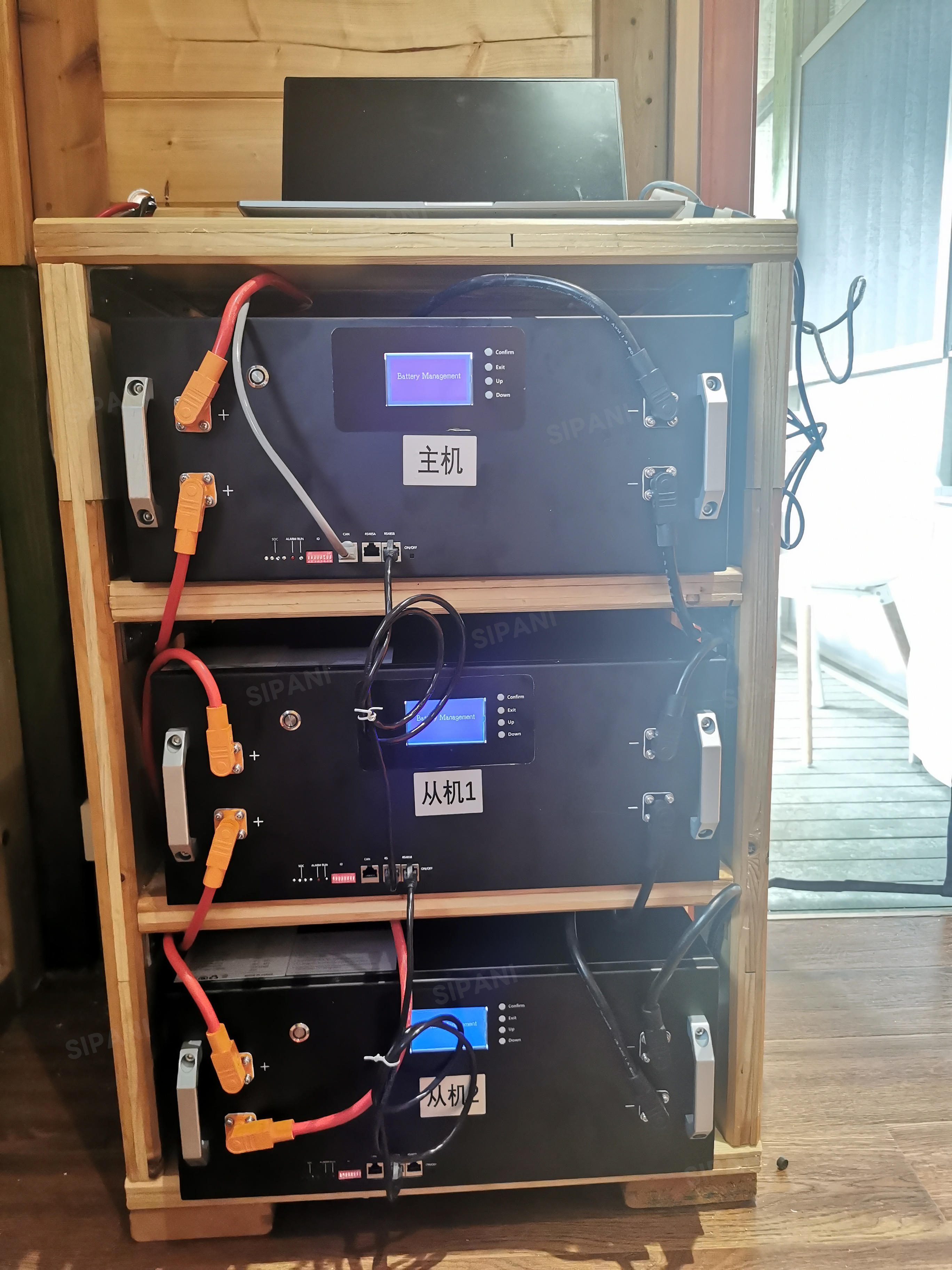 paquete de bater&iacute;as de montaje en bastidor