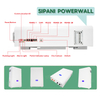 Pared 48V LiFePO4 200Ah de la energía solar del hogar de la batería de SIPANI 10kWh