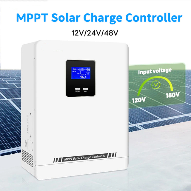 Controlador regulador inversor Solar inteligente, 12 voltios, 24V, 48V, 100 amperios, 60, 40, 30 amperios, controlador de carga Solar Mppt, precio al por mayor