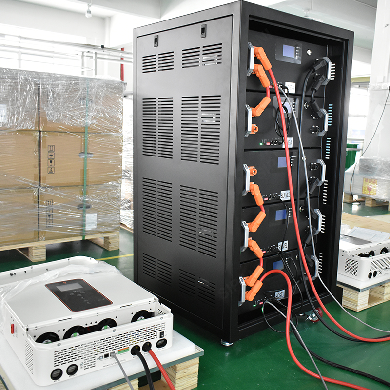 Batería de iones de litio de alta capacidad de 48 V y 1000 Ah Gabinete de almacenamiento solar Batería de montaje en bastidor Batería del sistema solar para sistema de almacenamiento de energía doméstico comercial 50 kwh
