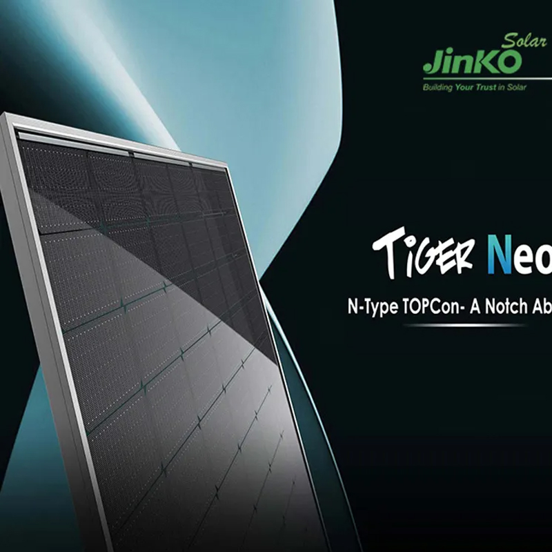 Precio del panel solar Jinko Tiger Neo N-tipo 560W 565W 570W 575W 580W Módulo bifacial Fotovoltaico Sistema de casa de techo fotovoltaico Paneles solares monocristalinos de alta eficiencia para el hogar