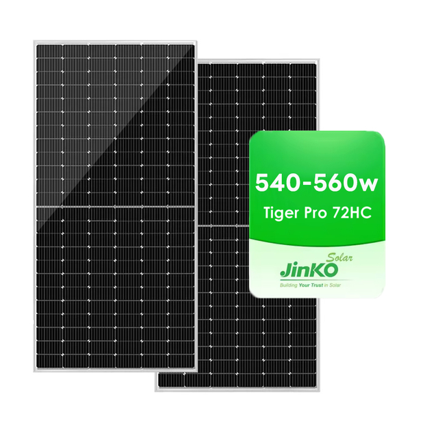 Tiger Pro 72HC 540W 545W 550W 555W 560W HC Módulo fotovoltaico Sistema de techo para el hogar Casa residencial Panel solar mono de media celda con 25 garantía de energía lineal para la venta