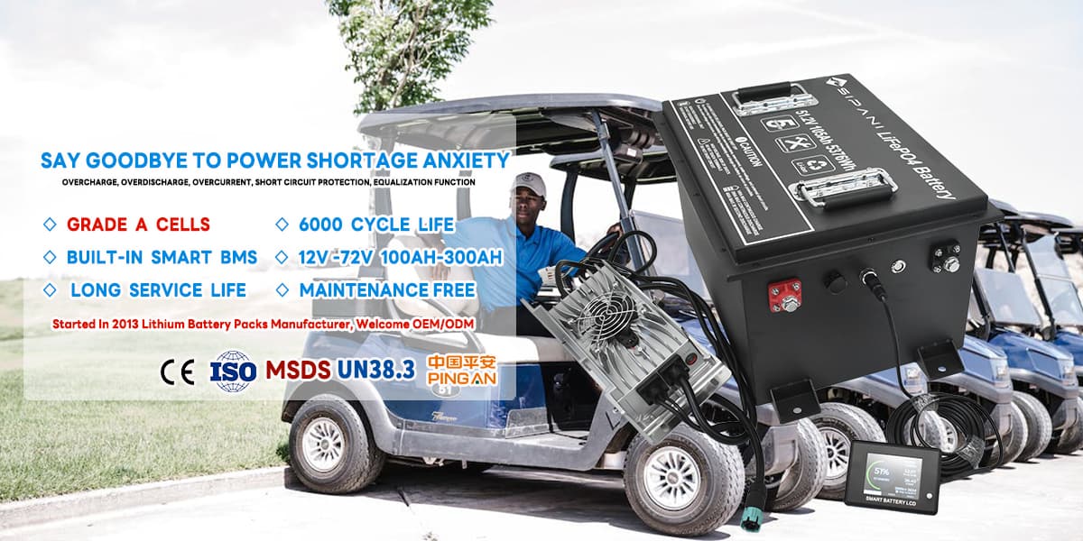 Batería de carrito de golf duradera y eficiente para cada necesidad