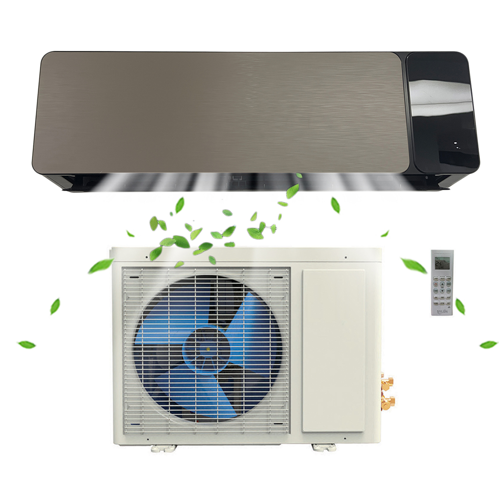 9000Btu 12000Btu 18000Btu 24000Btu Unidades solares de CA CC Aire acondicionado Aire acondicionado de energía solar Wifi Aire acondicionado dividido de pared inteligente para el hogar