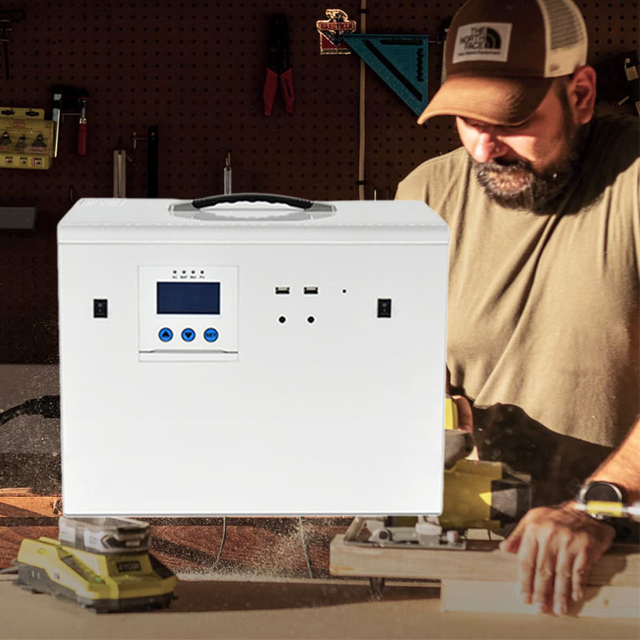 Generador solar 500w Central eléctrica portátil Batería de litio ternaria Todo en un generador de energía solar portátil