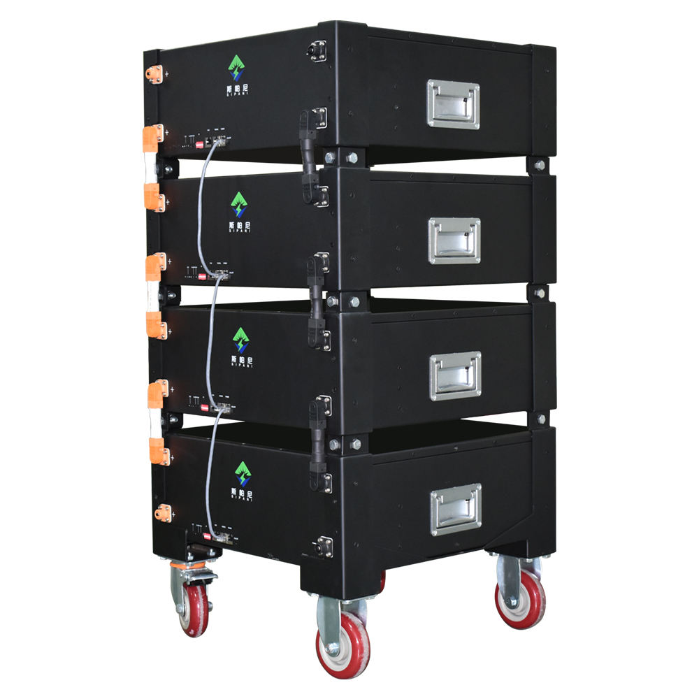 Batería de iones de litio de montaje en rack 6000 Ciclo 51.2v Batería de almacenamiento de energía solar 100ah 200ah 150ah 280ah 400ah 48v Batería Lifepo4