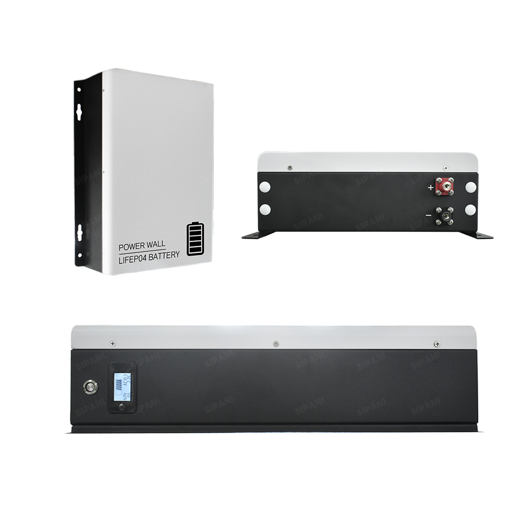 Sistema de panel solar para mini balcón de la UE Micro batería Powerwall de 3kwh Sistema completo de almacenamiento de energía para el hogar Micro inversor Balcón PV 24V 130Ah Batería Lifepo4 montada en la pared