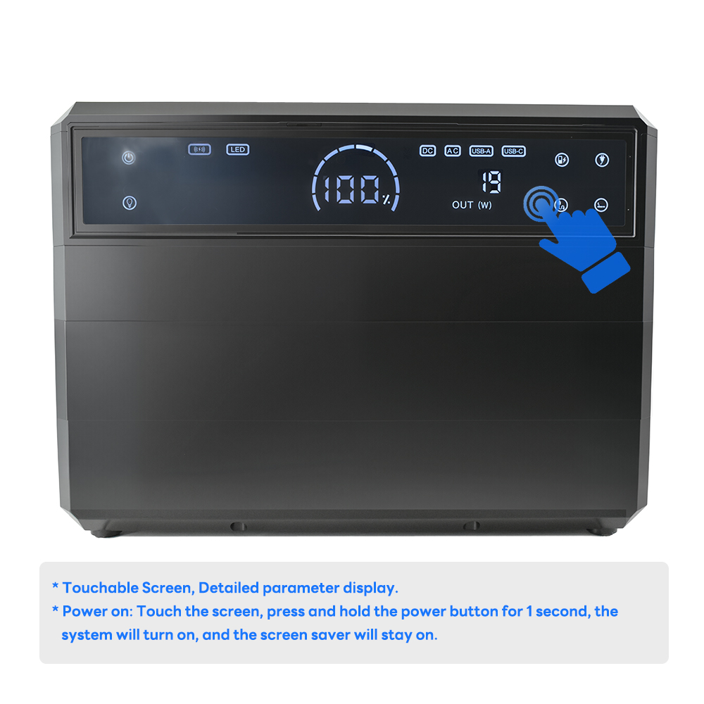 Estación de alimentación portátil de 2000W - Batería LiFePO4 de 2592wh (promoción)