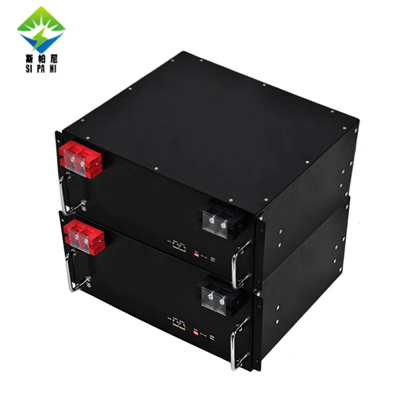 Batería Solar de iones de litio SIPANI 10kwh 48V 200ah Rack de servidor Lifepo4 paquete de batería 51,2 V 5kwh 7kwh 10kwh 15kwh 20kwh 30kwh