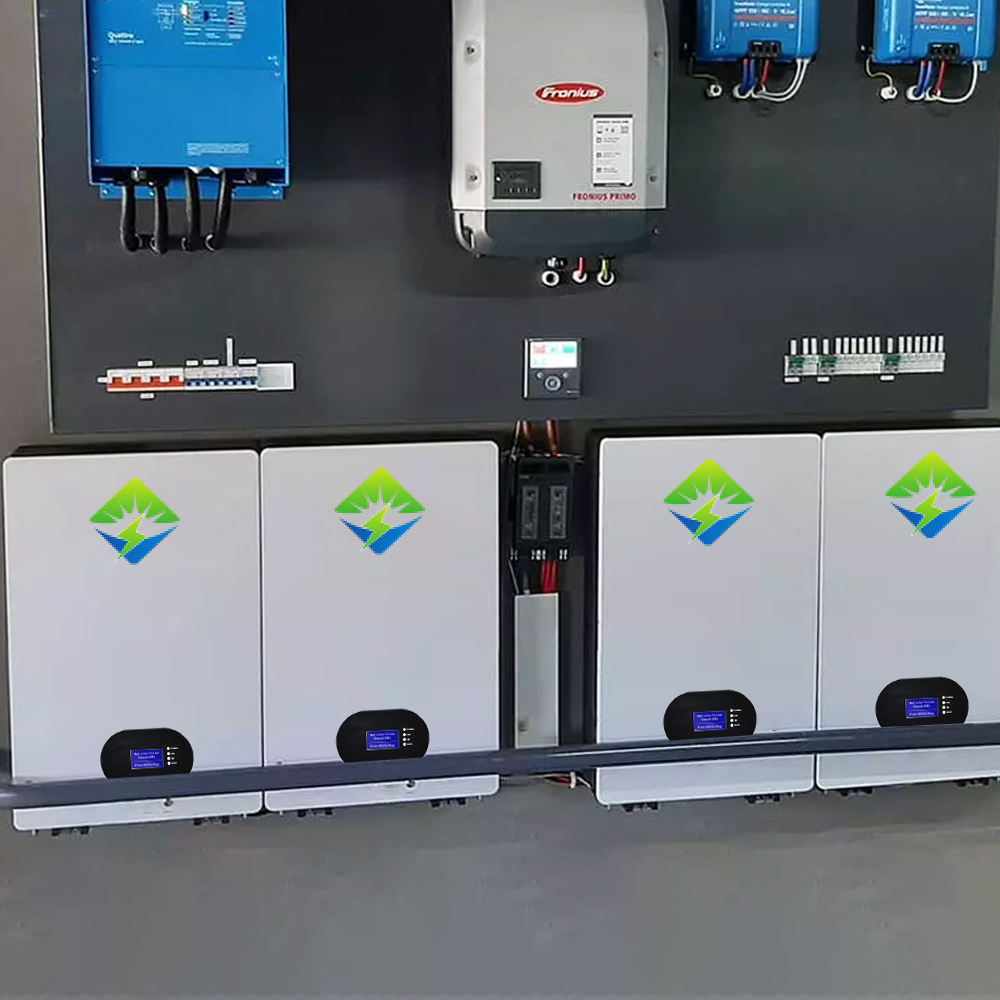 5 años de garantía Batería de hierro de litio de montaje en pared 51.2v 200ah 10kwh Batería Lifepo4 Powerwall para energía solar doméstica