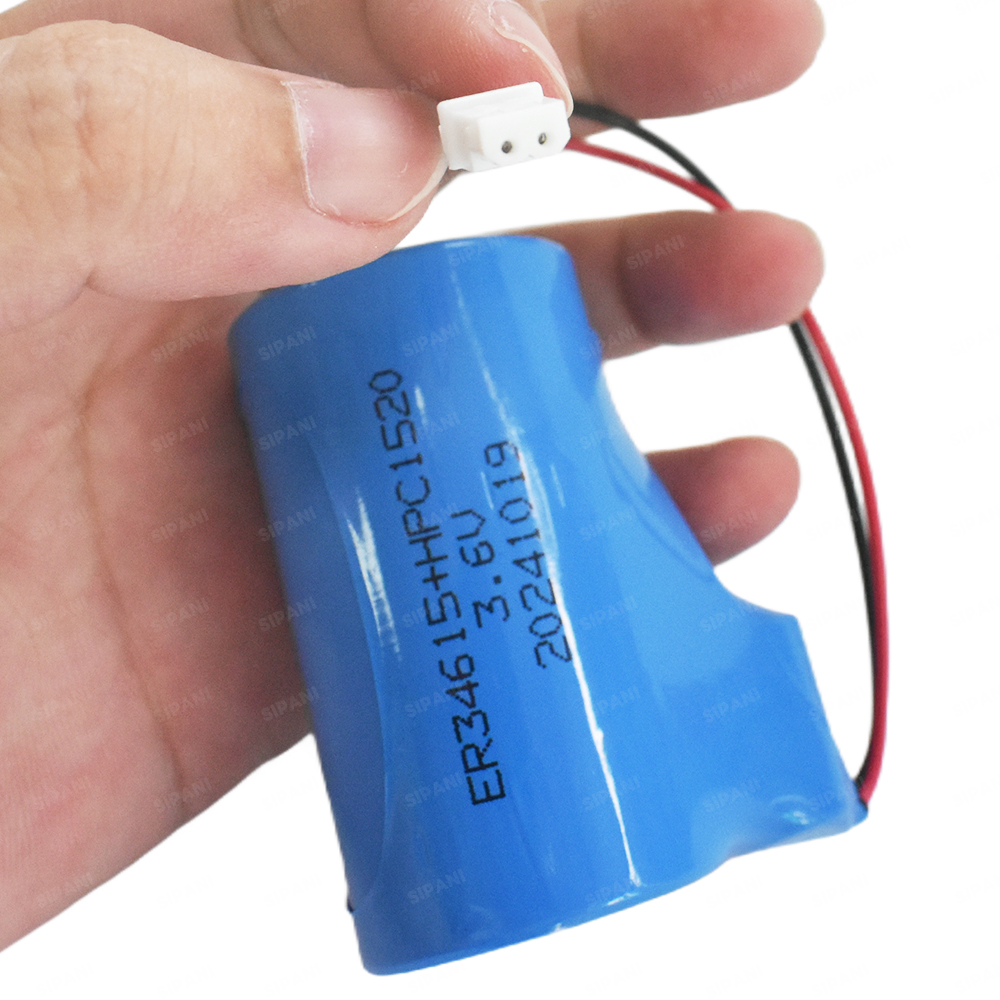 Célula primaria ER34615+HPC1520 de la batería 3.6V 19Ah Li-SOCL2 del cloruro de tionilo del litio de alta energía específica