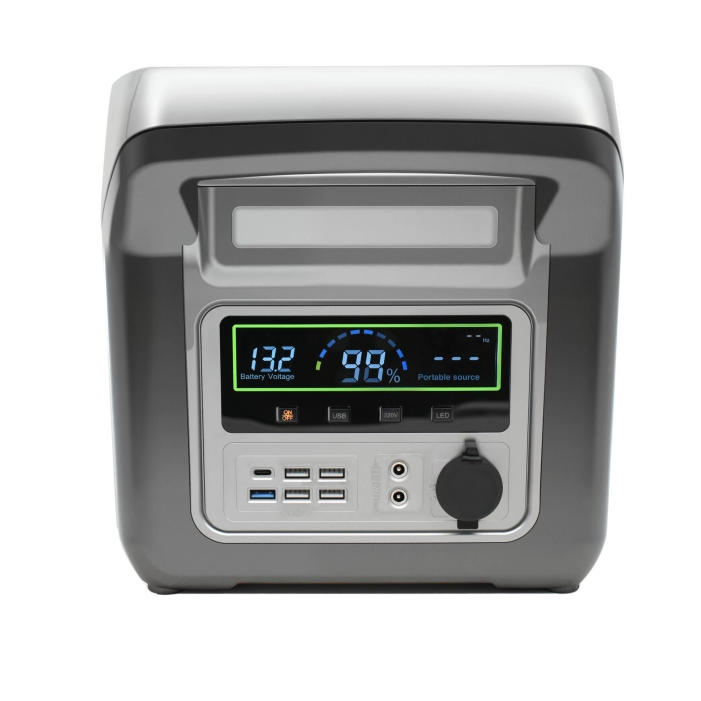 Estación de energía portátil Sipani-1000W, iones de litio (LFP), AC, DC, USB-A, USB-C, QC 3.0, carga inalámbrica