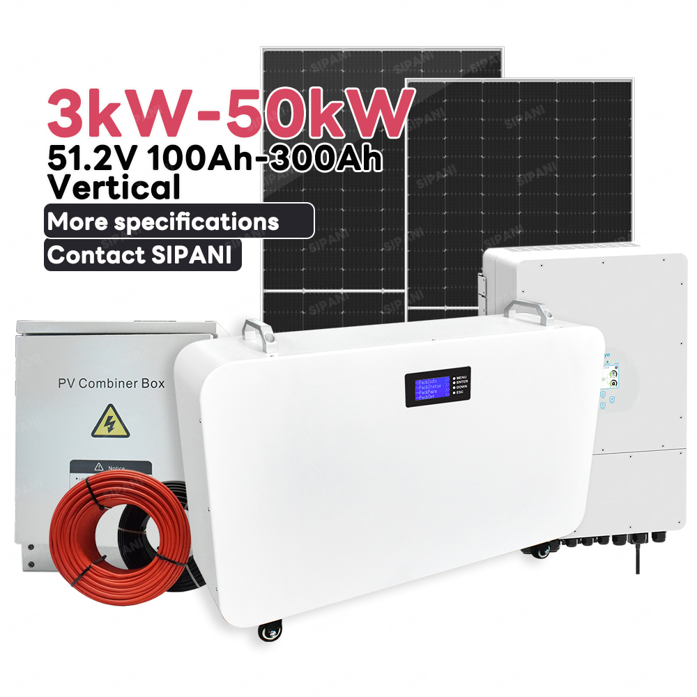  Batería de iones de litio LiFePO4 de ciclo profundo móvil AKKU 5KWh 10KWh 15KWh 48V 51,2 V 100ah 200ah 300ah Sistema de energía solar doméstico