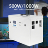 Generador de energía solar fuera de la red 500w Sistema de panel solar de 500 vatios 600wh 220v para uso de computadora en la oficina en el hogar