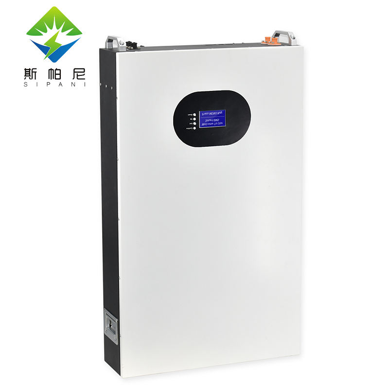 SIPANI Batería montada en la pared Solar Lifepo4 Batería de pared de energía de poder de litio 10kwh