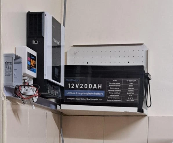 bater&iacute;a de litio para montaje en pared