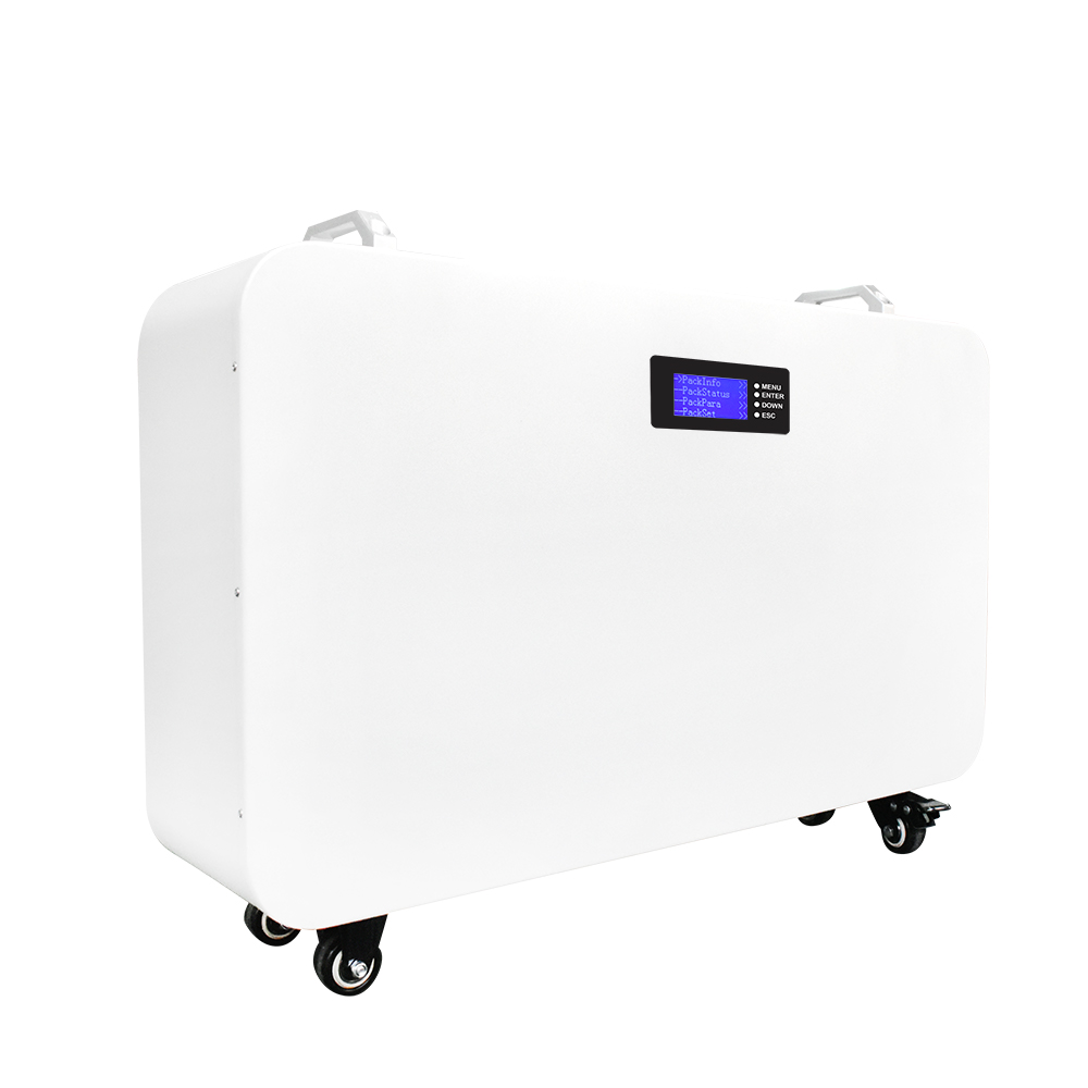  Batería de iones de litio LiFePO4 de ciclo profundo móvil AKKU 5KWh 10KWh 15KWh 48V 51,2 V 100ah 200ah 300ah Sistema de energía solar doméstico