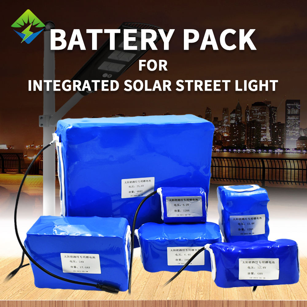 Batería solar de la luz de emergencia de la lámpara de calle de la batería de litio 6.4V6Ah fabricada nueva de China