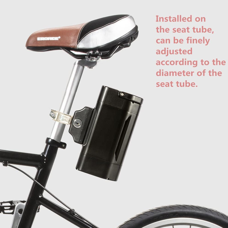 36V 8.8ah 10Ah 12Ah Batería de bicicleta de bolsillo eléctrica Extraíble 36 voltios Ciclomotor eléctrico Bicicleta Ev Batería con cargador