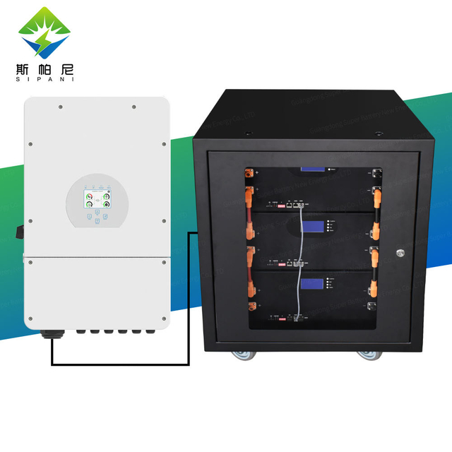 Batería de iones de litio de 48V 600AH Batería Lifepo4 de 30kwh e inversor híbrido Deye trifásico de 10kw