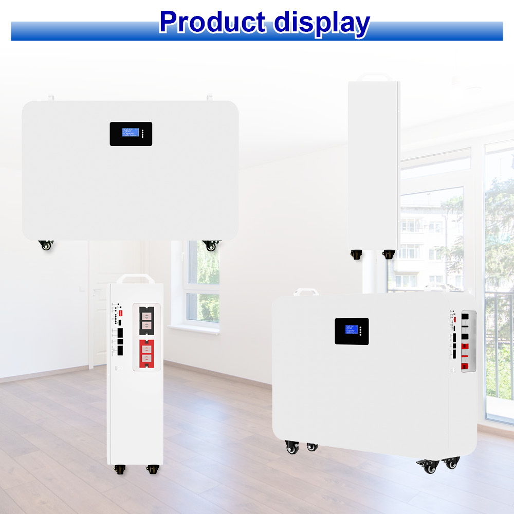  Batería de iones de litio de ciclo profundo móvil Lifepo4 Akku 5kwh 10kWh 15kWh 48V 51.2V 100AH ​​200AH 300AH Sistema de energía solar para el hogar