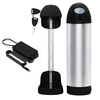 Fábrica 48v 10.5ah 14ah tubo inferior estilo hervidor batería de bicicleta eléctrica 18650 batería de bicicleta eléctrica con caja de botella de agua