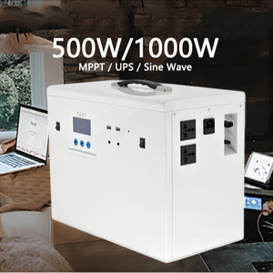 500W 1000W Mini generador de energía solar/Sistema solar portátil/Generador solar para el hogar y camping
