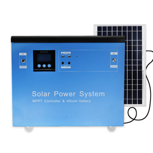 1500W de ciclo profundo portátil fuera de la red hogar Mppt sistema de energía del panel solar generador solar con Usb
