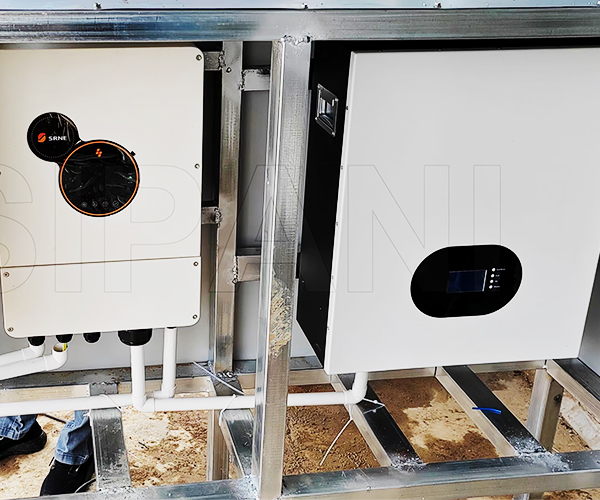 51.2V200AH POWERWALL TRABAJO con Srne INVERSOR