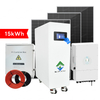  Batería de inversor móvil Litio 48V 51,2V 280Ah 304Ah 15kwh Lifepo4 Sistema de almacenamiento de energía solar para el hogar Paquete de baterías LFP de grado A 48V 300Ah con pantalla táctil