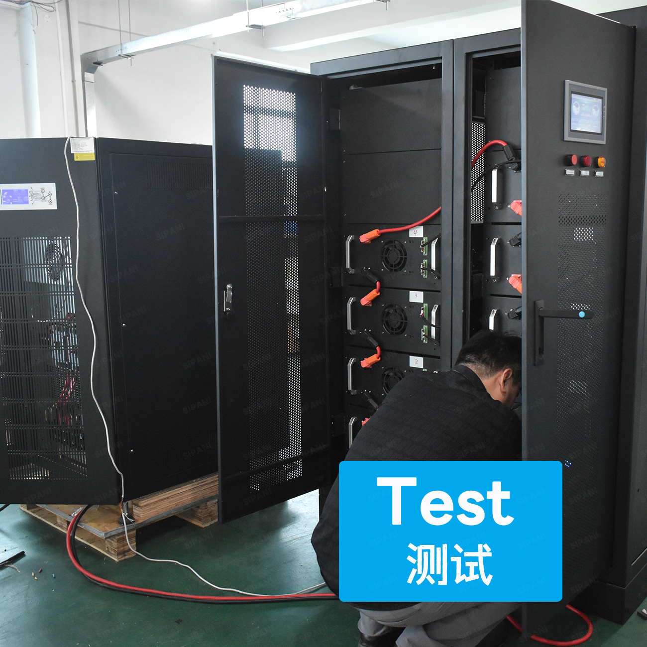 Batería de alto voltaje de 384V 100kWh 384V 280AH HV ESS Montaje en bastidor Ups de alto voltaje Paquete de baterías Lifepo4 Sistema de energía solar LFP 380V 107kwh para pequeños industriales y comerciales