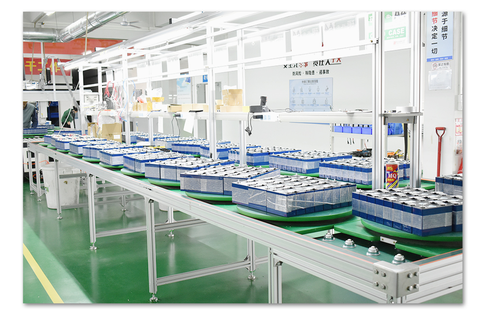 energía de la batería apilada