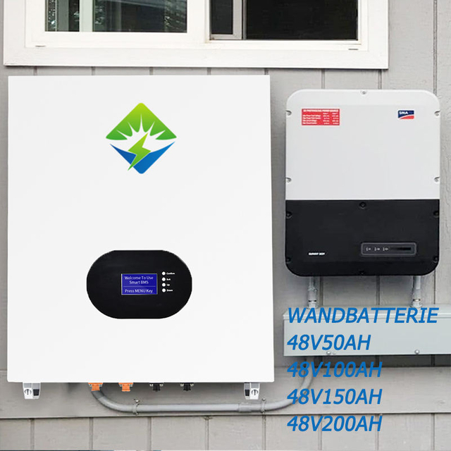 SIPANI 51.2v 100ah 5kwh Home Powerwall Lithium-Ionen-Batterien Lifepo4 Solarenergie-Speichersystem Lithium-Batterie