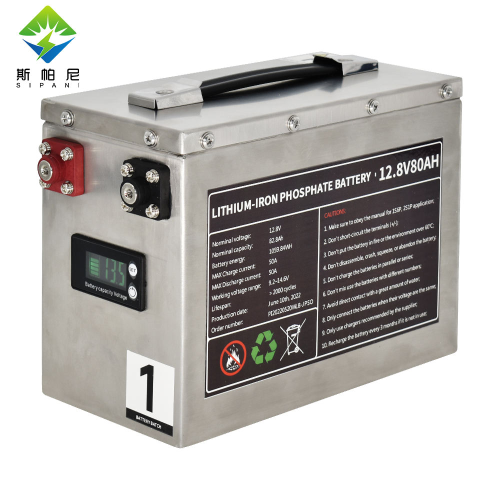 Batería de iones de litio 26650 Lifepo4 de almacenamiento de iones de litio recargable Lifepo4 de larga duración de 12,8 v personalizada
