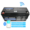 Batería de litio LFP de ciclo profundo de 24V 105Ah Lifepo4 con pantalla