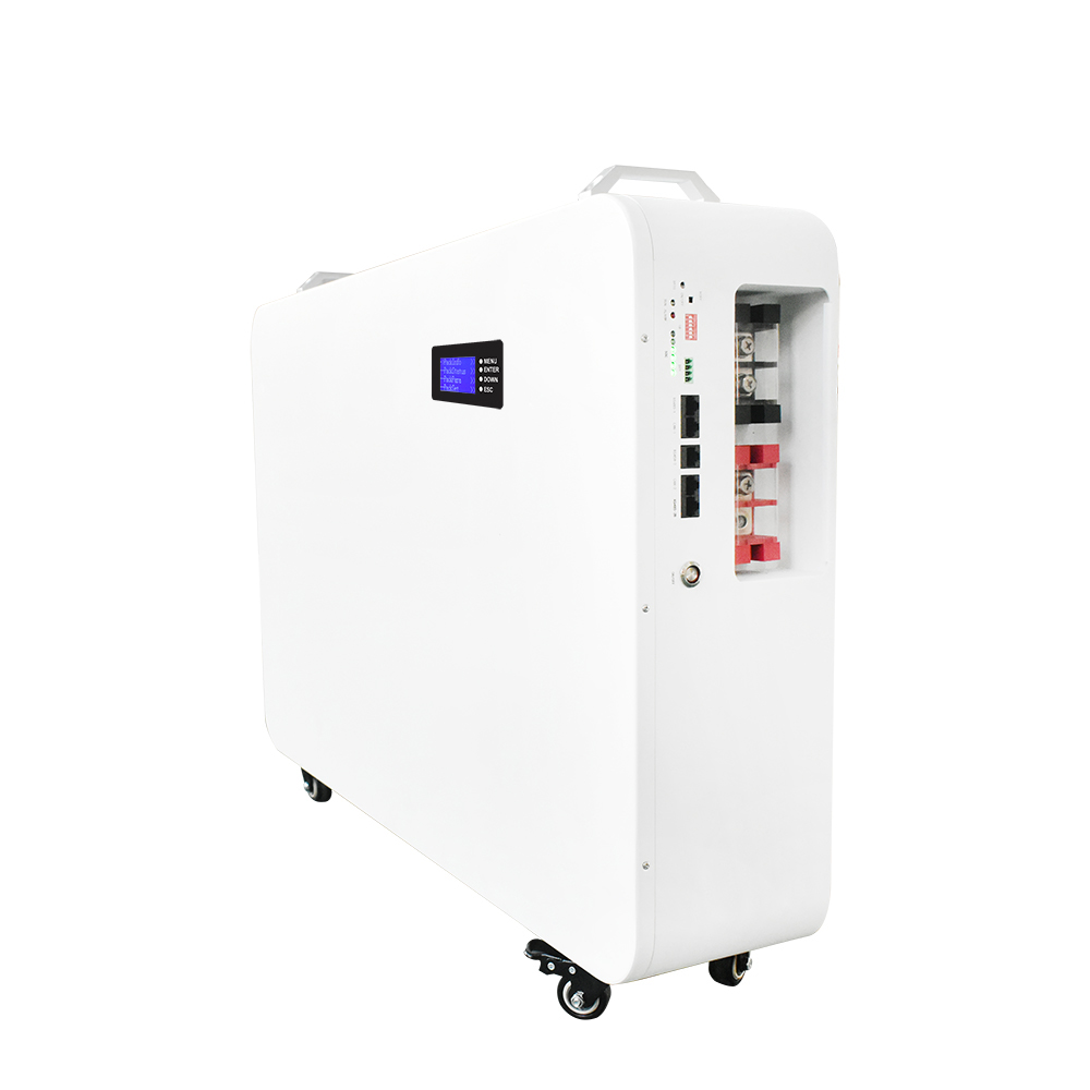  Batería de iones de litio LiFePO4 de ciclo profundo móvil AKKU 5KWh 10KWh 15KWh 48V 51,2 V 100ah 200ah 300ah Sistema de energía solar doméstico