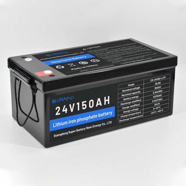 batería de ión de litio LFP del ciclo profundo de la batería de 24V 150Ah Lifepo4