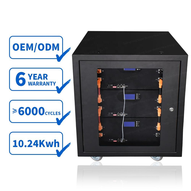 SIPANI 30kw 20kw Gabinete de batería de iones de litio 10kwh 48v 200ah Paquete de batería de litio 300ah 400ah 500ah 600ah Batería solar Lifepo4