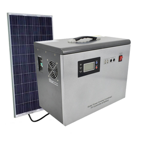 Generador de energía solar fuera de línea de 500 W Generador de respaldo de energía Estación de energía portátil Sistema solar para energía de emergencia de la oficina en el hogar