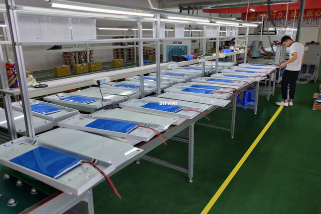 pared de energía solar