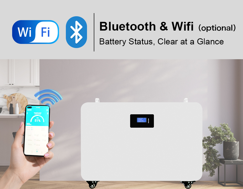  Batería de iones de litio de ciclo profundo móvil Lifepo4 Akku 5kwh 10kWh 15kWh 48V 51.2V 100AH ​​200AH 300AH Sistema de energía solar para el hogar