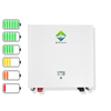 Batería de litio Lifepo4 montada en la pared de 25,6 V, 2,56 kWh, 3,84 kWh, 5,12 kWh, LFP, batería de almacenamiento de energía Solar, 24V, 100AH, 150AH, 200AH, Powerwall 