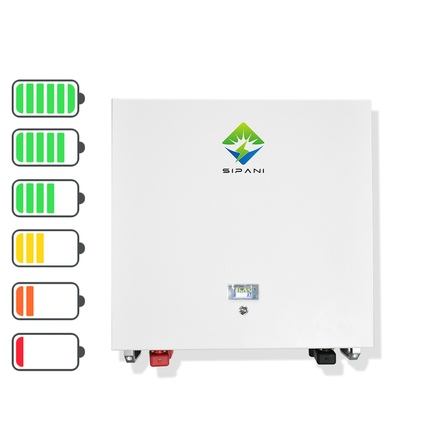 Batería de litio Lifepo4 montada en la pared de 25,6 V, 2,56 kWh, 3,84 kWh, 5,12 kWh, LFP, batería de almacenamiento de energía Solar, 24V, 100AH, 150AH, 200AH, Powerwall 