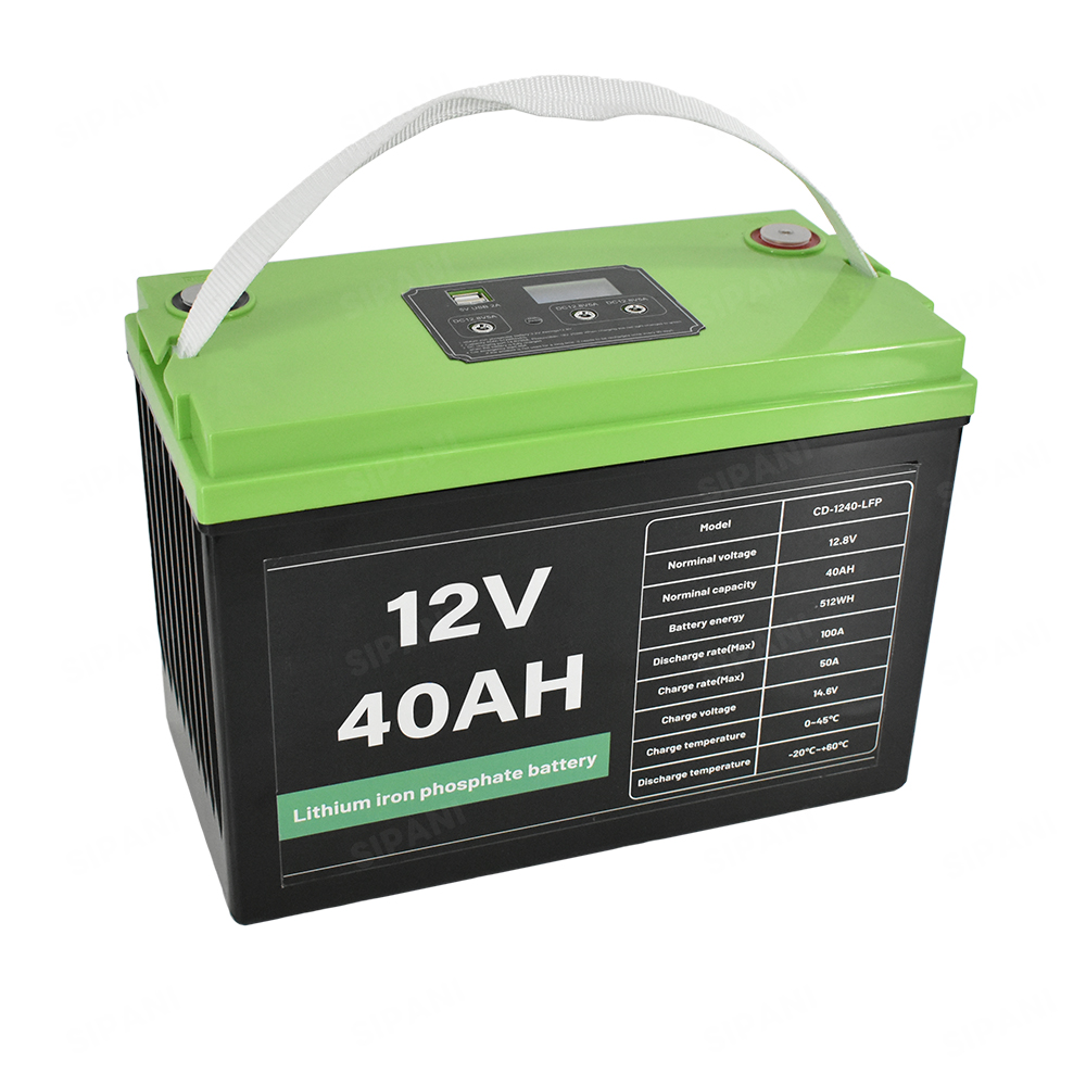 batería LiFePO4 del fosfato del hierro del litio de la salida DC de la batería USB de 12V 40Ah 100Ah LFP