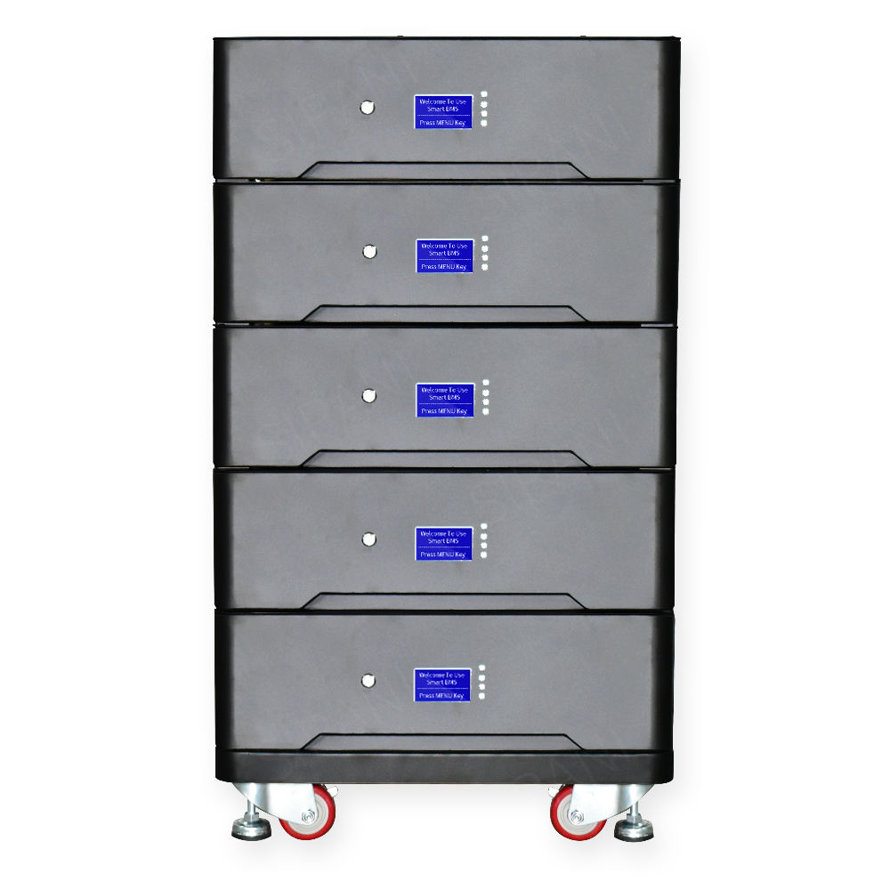 Batería de litio Lifepo4 48v 200ah 51,2 v 500ah, estante para el hogar, batería de almacenamiento de energía Modular apilada, batería apilable 20kwh 25kwh